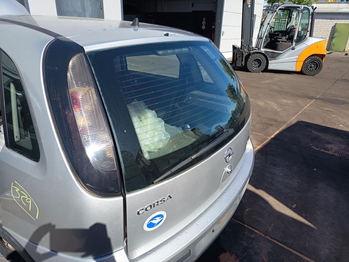 Opel Corsa C original Heckklappe mit Scheibe Z157 Starsilber Bj 2005