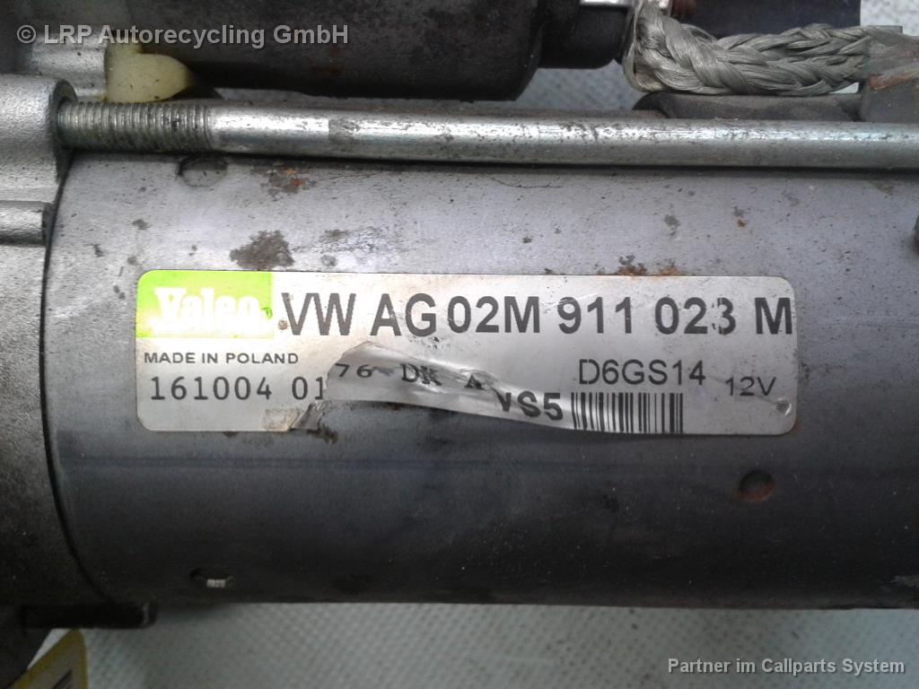 VW Golf 5 original Anlasser Starter 02M911023M VALEO BJ2005