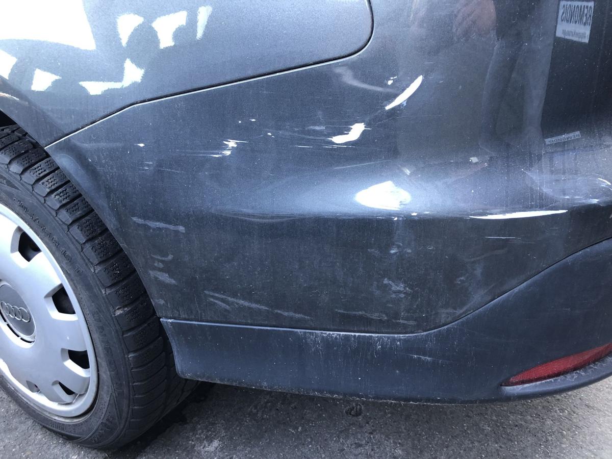 Ford Focus DYB CEW Turnier Sto&szlig;f&auml;nger hinten Hecksch&uuml;rze Kombi Magnetic Grau