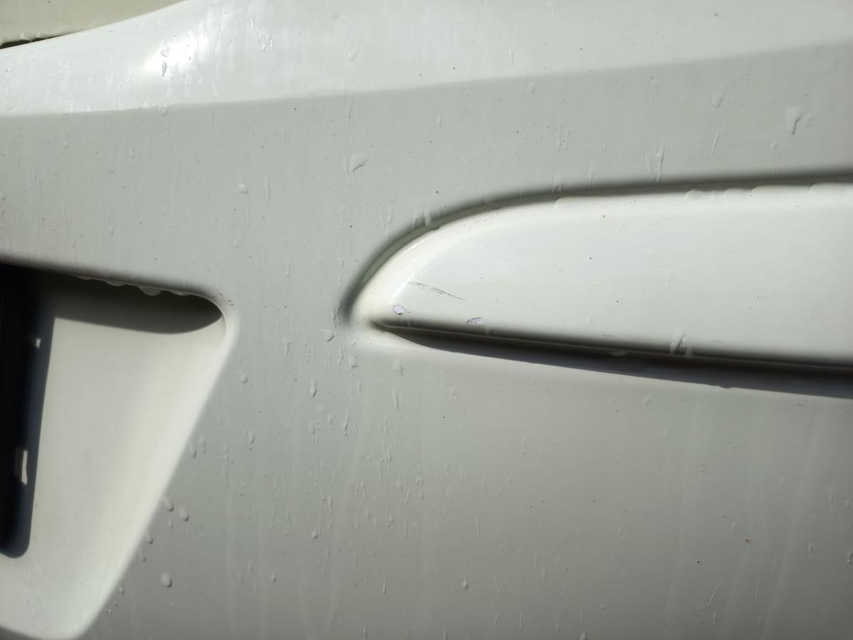 Opel Corsa D 3t&uuml;rer Sto&szlig;stange F&auml;nger hinten Heck Z30R Guacamolewei&szlig; Bj 2012