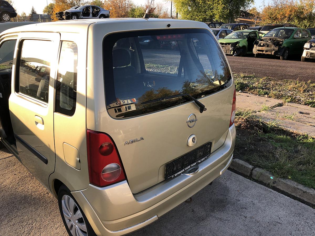 Opel Agila A Heckklappe mit Scheibe Deckel hinten Z40H