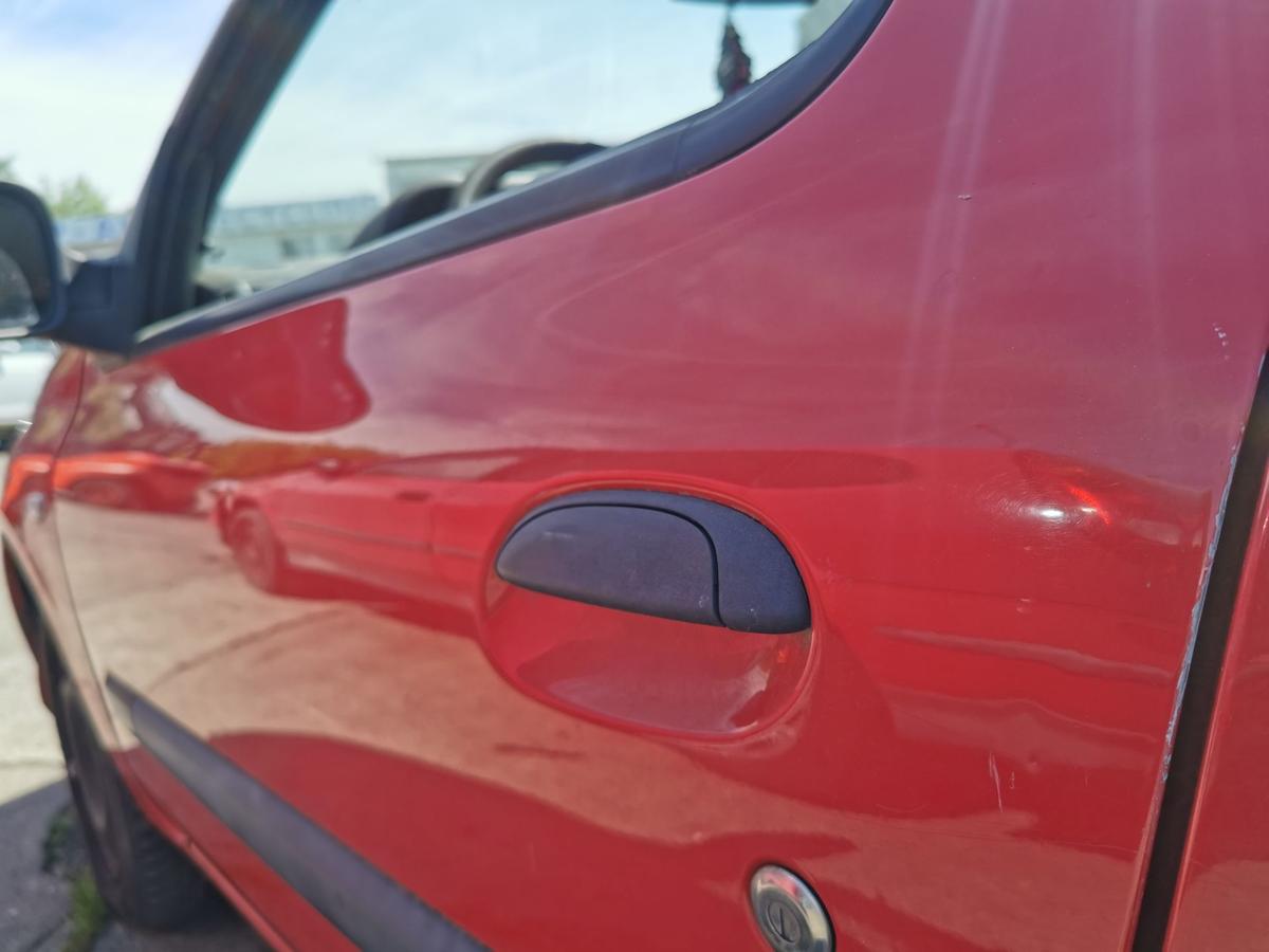 Renault Clio 2 Campus Fahrertür Tür Autotür vorn links OV727 Red Brisk 3 Türer