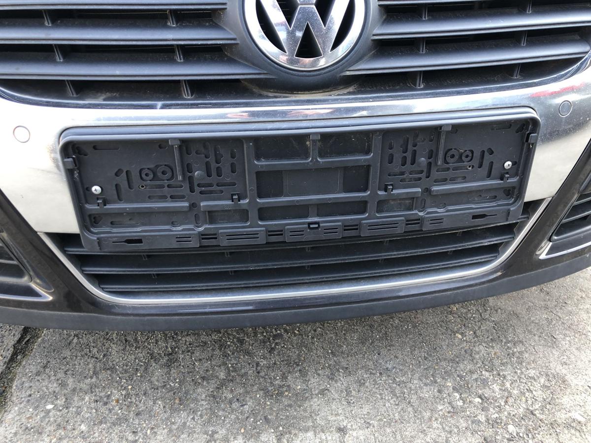 VW Passat 3C B6 Sto&szlig;f&auml;nger vorn Frontsch&uuml;rze Grill PDC NSW SRA LC8Z Moccabrown