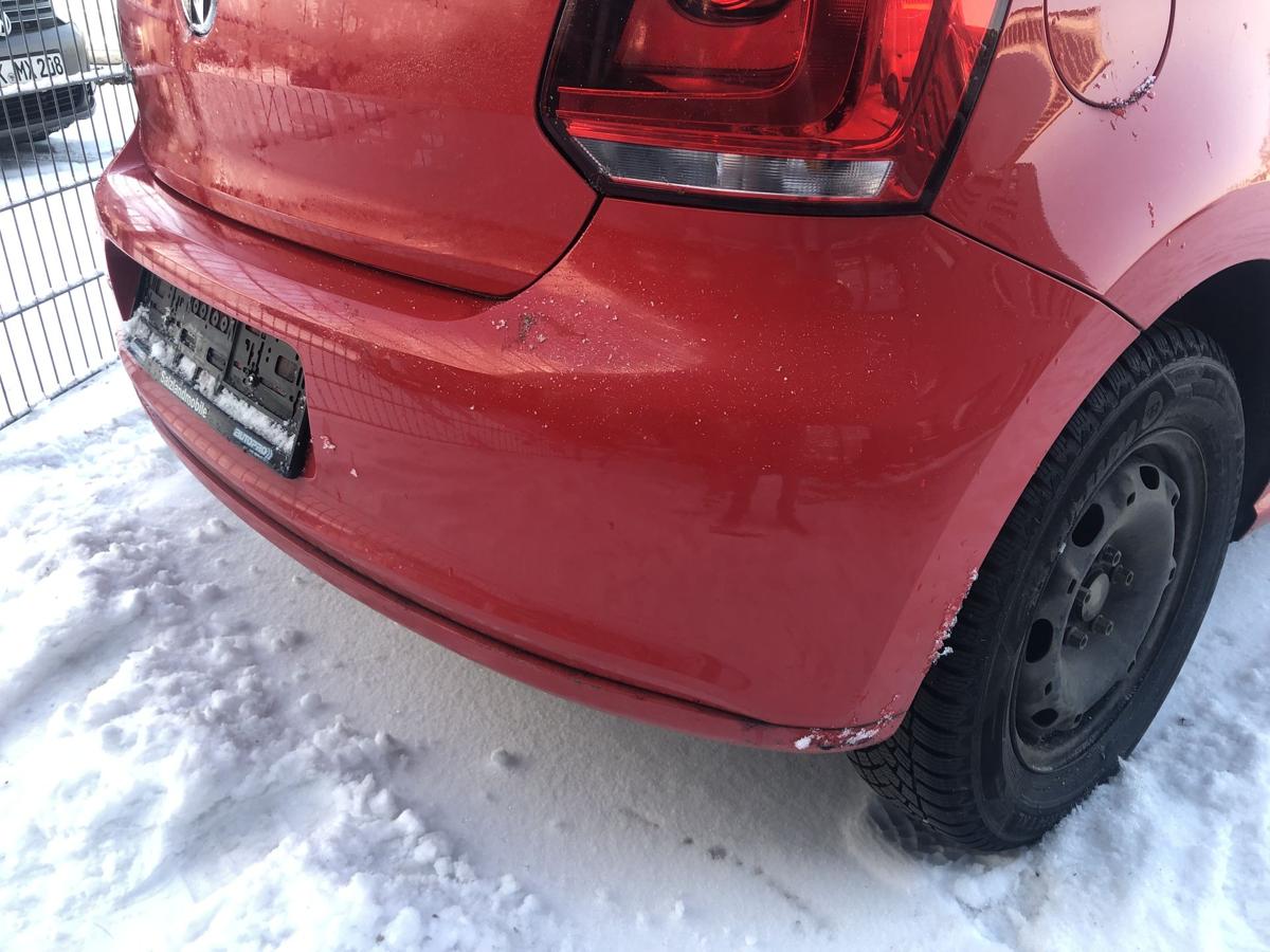 VW Polo 6R Stossf&auml;nger hinten LP3G Bumper Stossstange Hecksch&uuml;rze