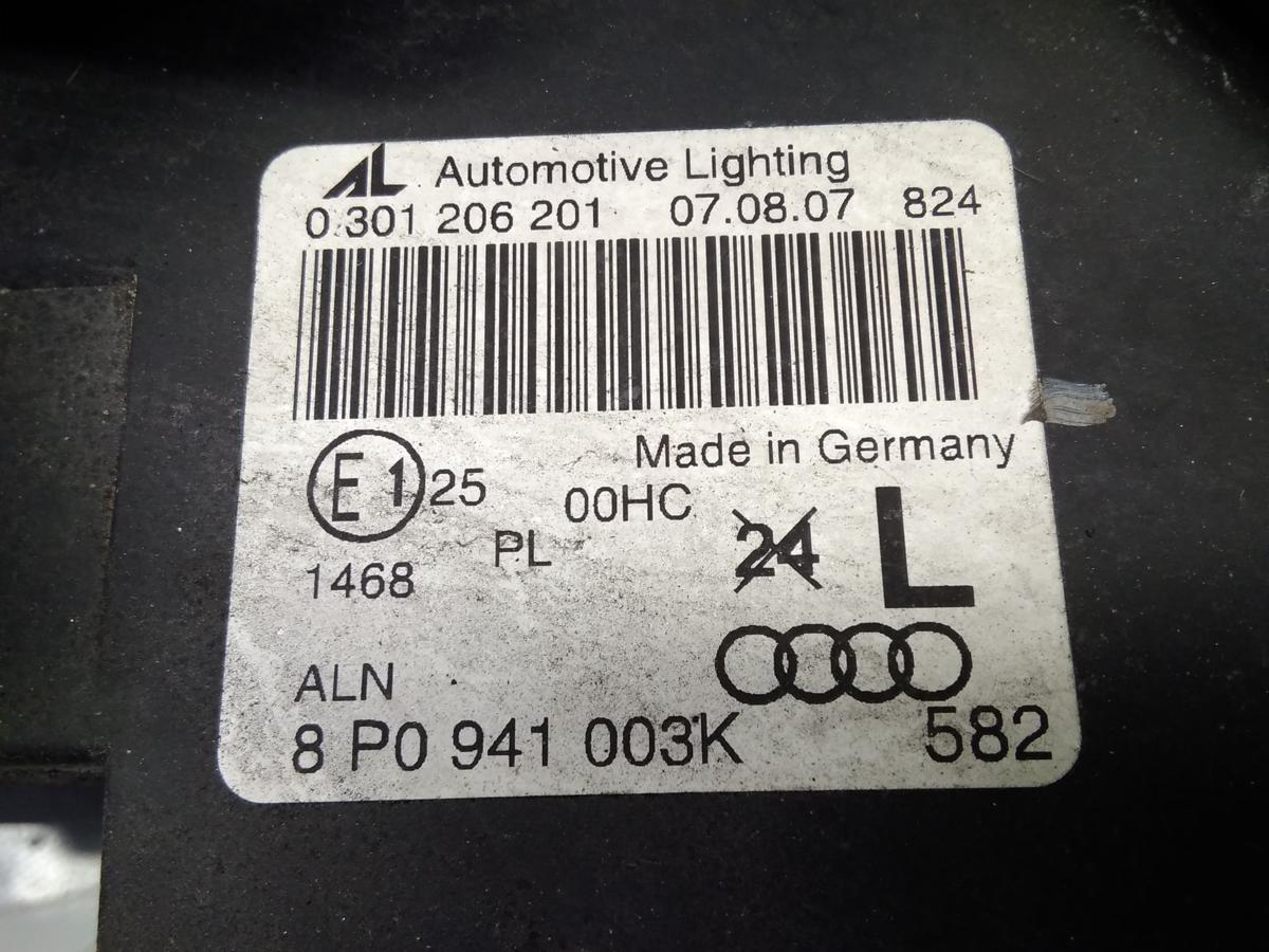 Audi A3 8P original Scheinwerfer links Halogen mit LWR BJ2007