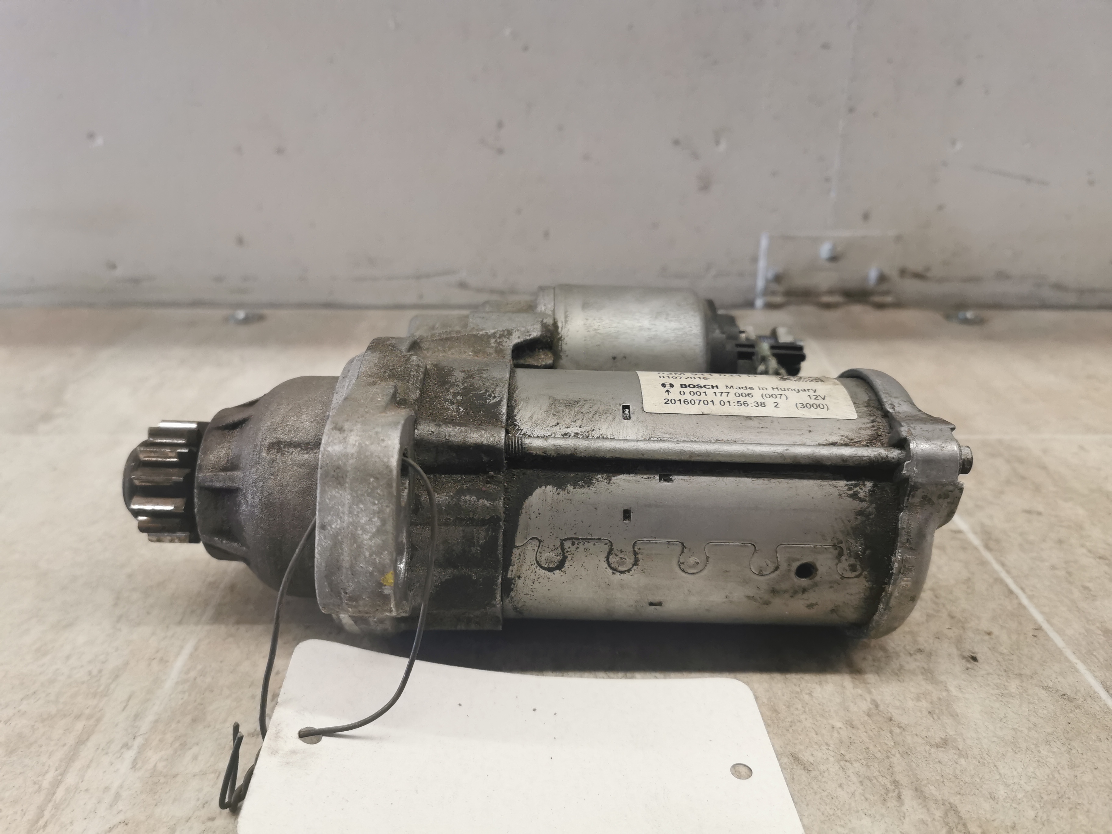 VW UP 11-16 Anlasser 1.0 44KW 02M911021H Starter Bosch