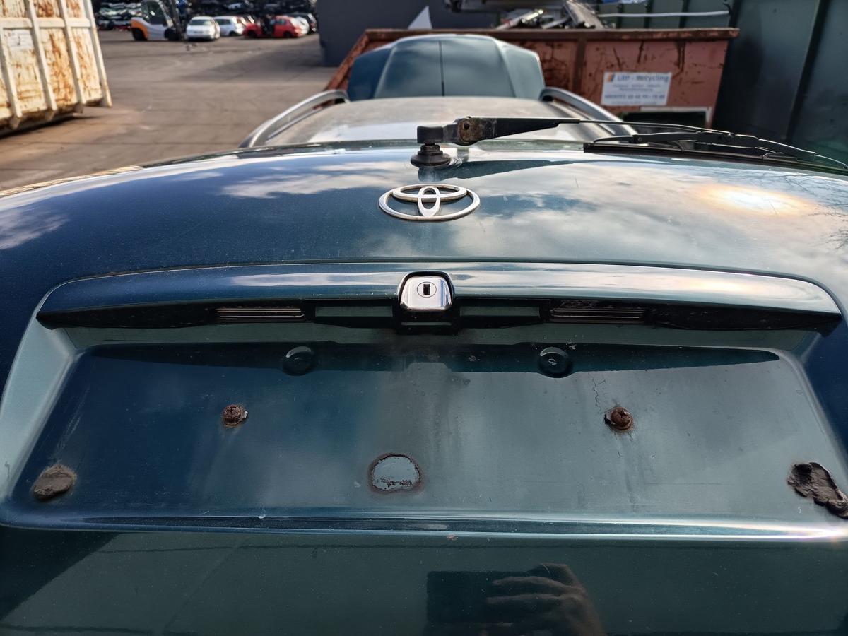 Toyota Avensis T22 Kombi original Heckklappe mit Scheibe 6S3 Gr&uuml;n Bj 2001