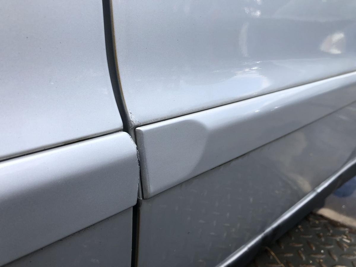 Ford Galaxy II WA6 original Tür hinten links Fond Kristallsilber Bj 2006