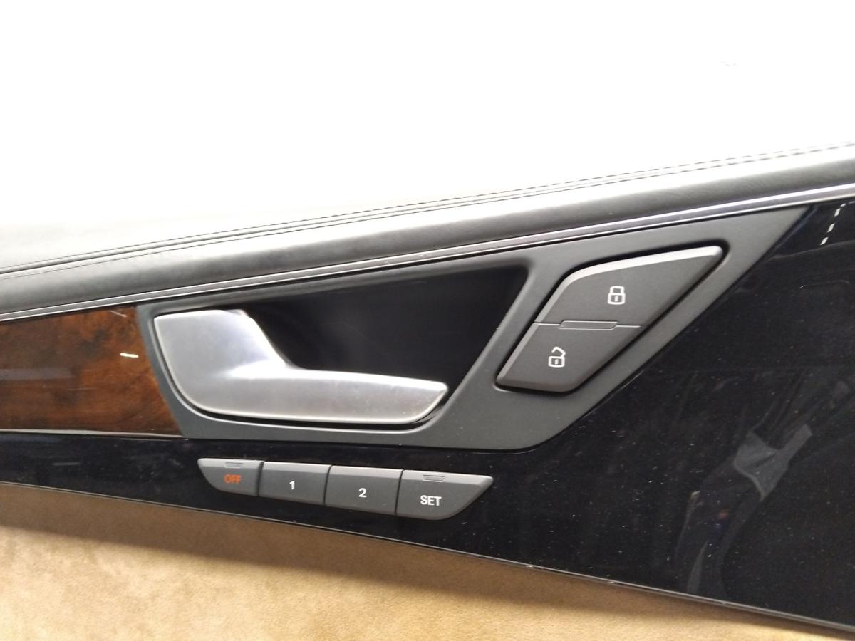 Audi A8 4H orig T&uuml;rverkleidung vorn links Leder Alcantara Memory Ambiente BJ2015