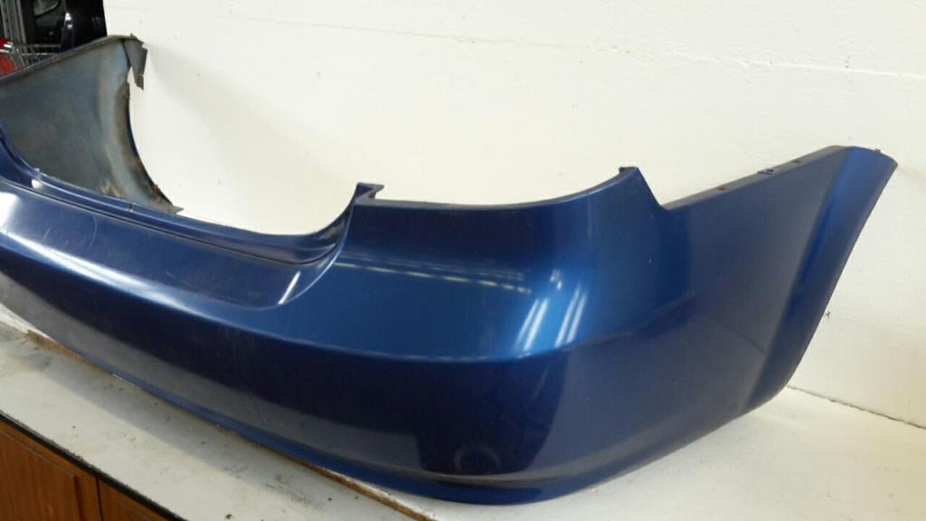 Stoßfänger Stosstange Bumper hinten Daewoo Kalos KLAS Stufenheck 4 Türer blau