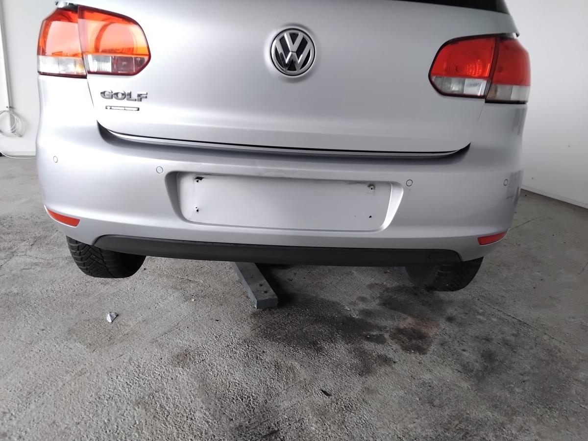 VW Golf 6 Flie&szlig;heck orig Sto&szlig;f&auml;nger Sto&szlig;f&auml;nger hinten LA7W reflexsilber PDC BJ09
