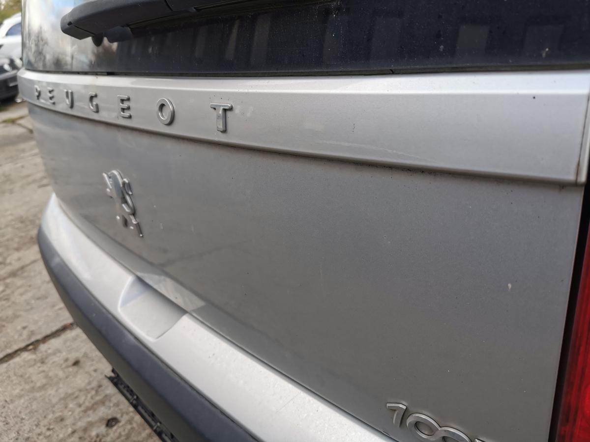 Peugeot 1007 K Heckklappe Klappe Deckel hinten Kofferklappe EZR Aluminiumgrau