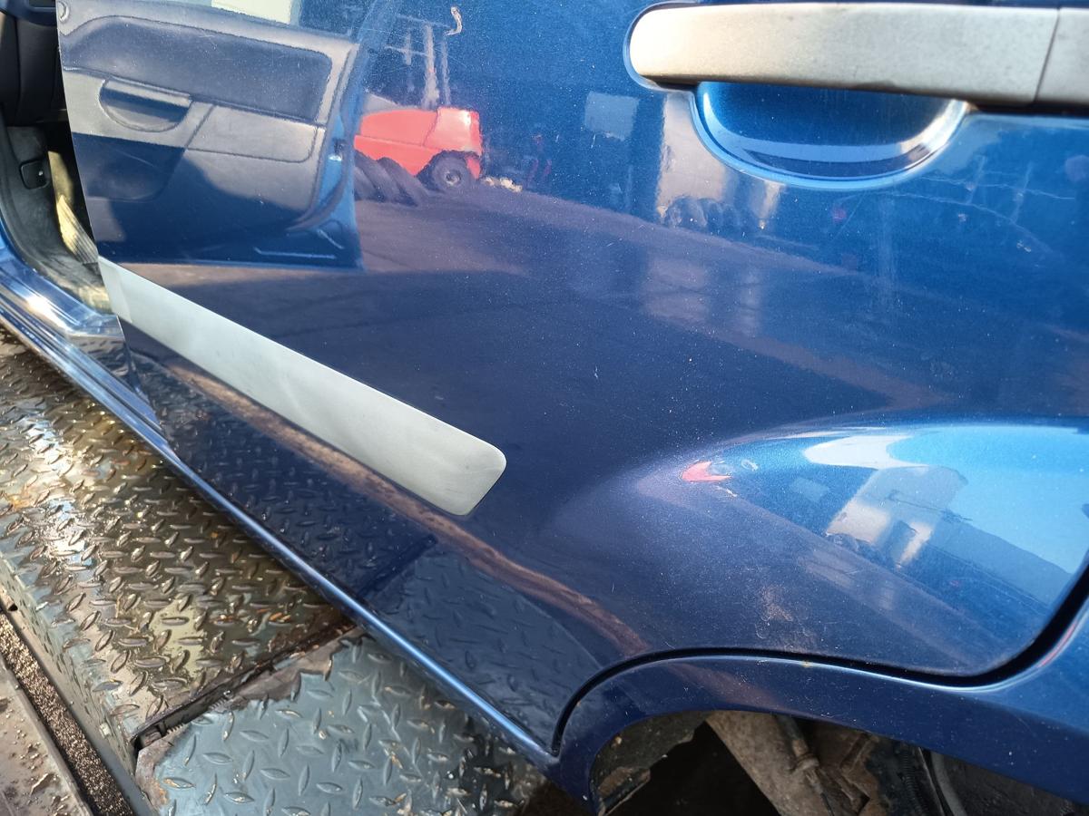 Ford Fiesta VI JH1 original T&uuml;r hinten links Fond C-Burmablau Bj 2007