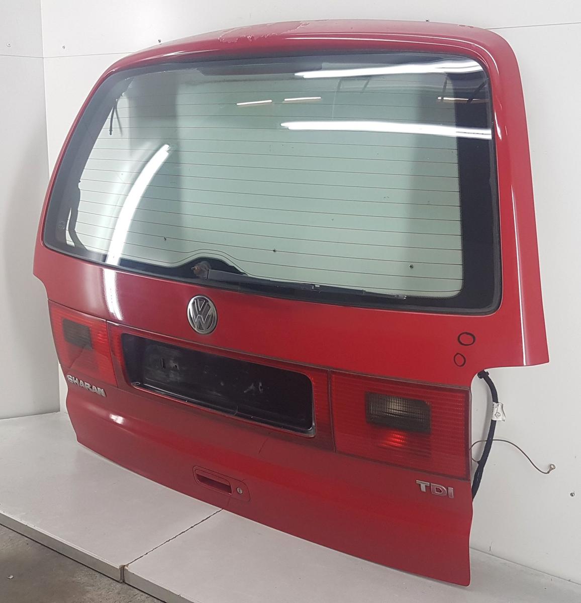 VW Sharan Heckklappe Heckdeckel in LY3D Tornadorot Bj2000 Facelift 00-04