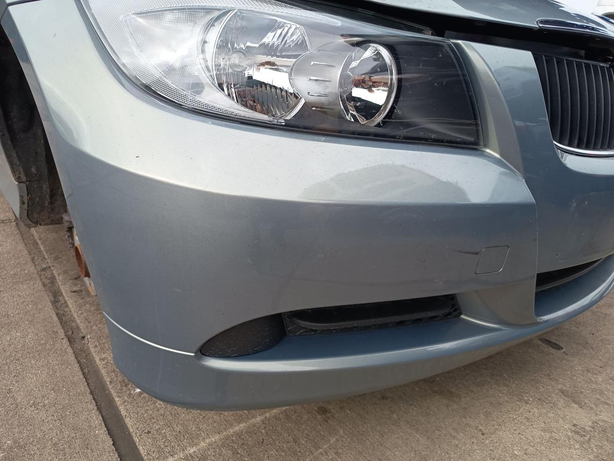 BMW E90/91 original Sto&szlig;stange F&auml;nger vorn/Front A34 Arktis vor LCI Bj 2006
