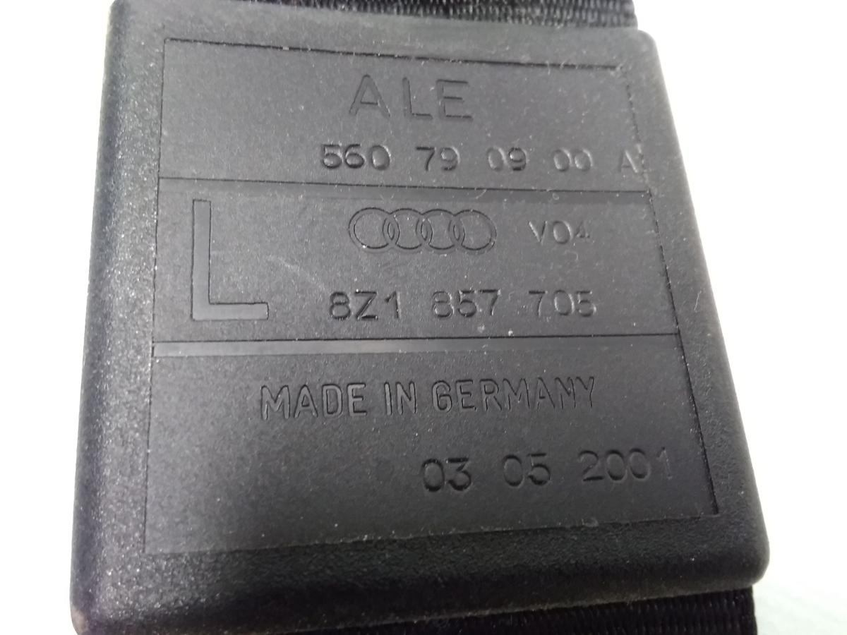 Audi A2 8Z original Sicherheitsgurt vorn links schwarz unfallfrei Bj.2001