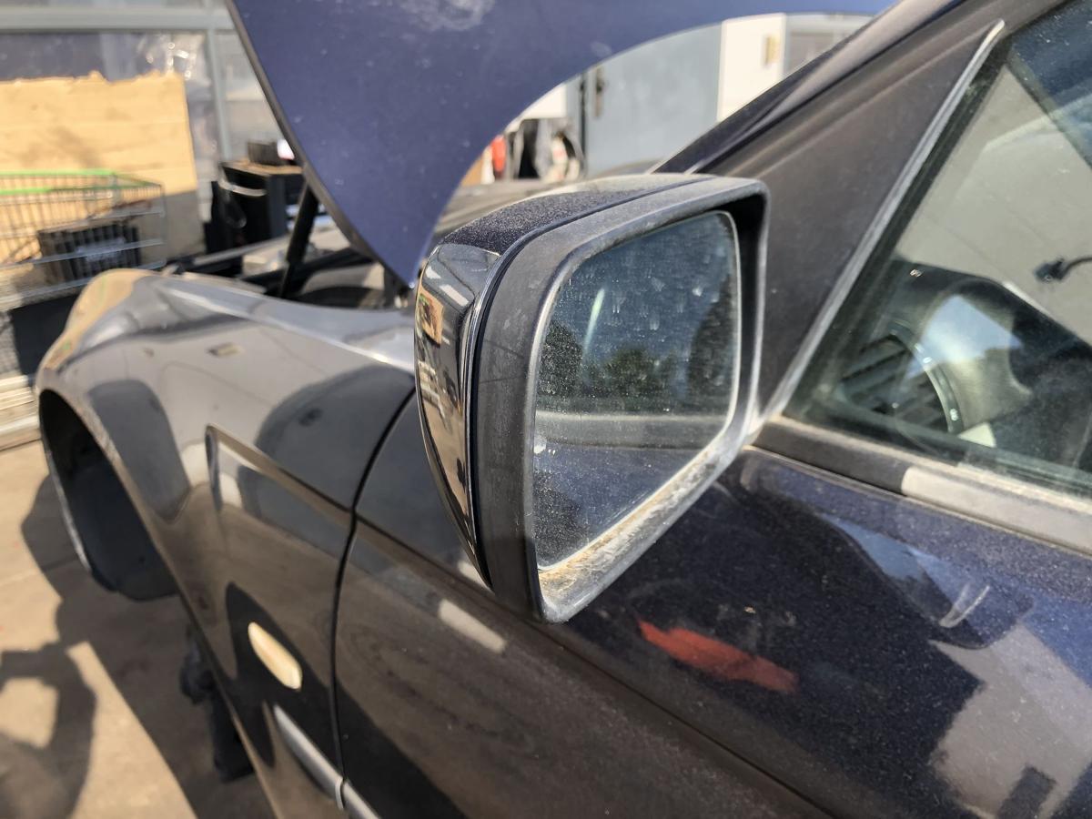 BMW E46 Compact original Aussenspiegel links elektrisch 317 Orientblau Bj 2004