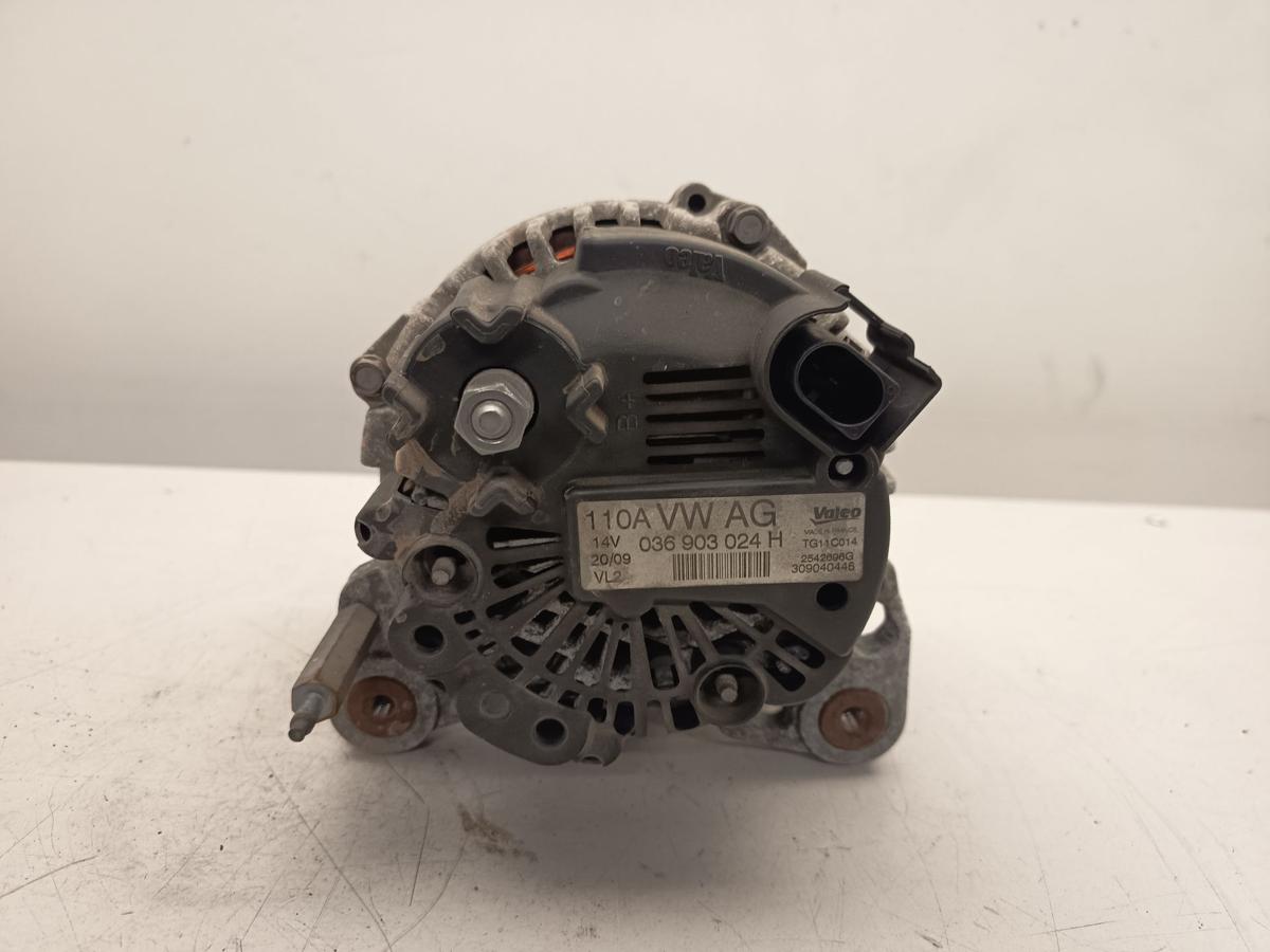 VW Golf VI 6 Bj 2009 original Lichtmaschine Generator 1,4L 59KW Benzin 110A