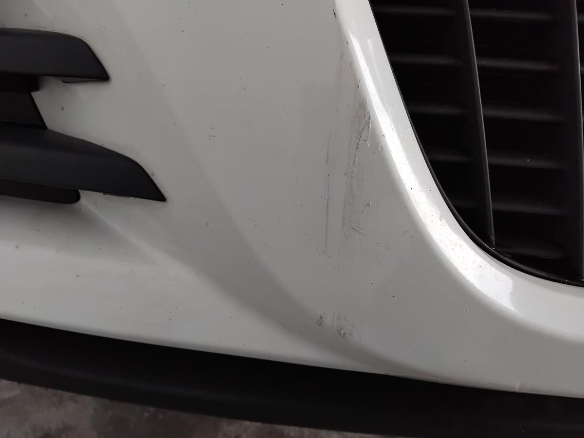 Opel Vectra C Facelift orig Sto&szlig;stange Stossf&auml;nger vorn SRA PDC BJ2007 Z474 Casablancawei&szlig;