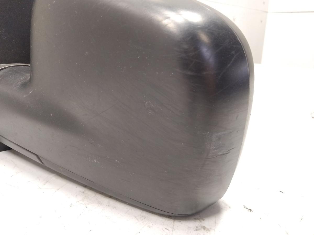 VW Caddy 2K original Au&szlig;enspiegel links schwarz unlackiert manuell BJ2005