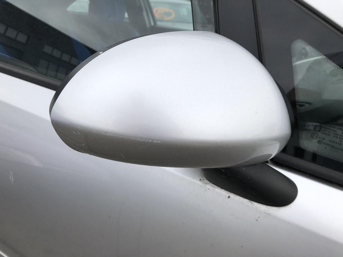 Opel Corsa D Au&szlig;enspiegel rechts Spiegel Seitenspiegel elektr 2AU Starsilber