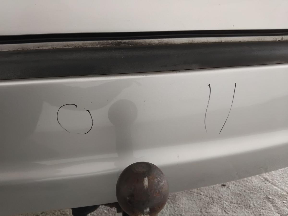 Kia Ceed Kombi ED orig. Stossfänger Stoßstange hinten 9S Machine Silver BJ2007