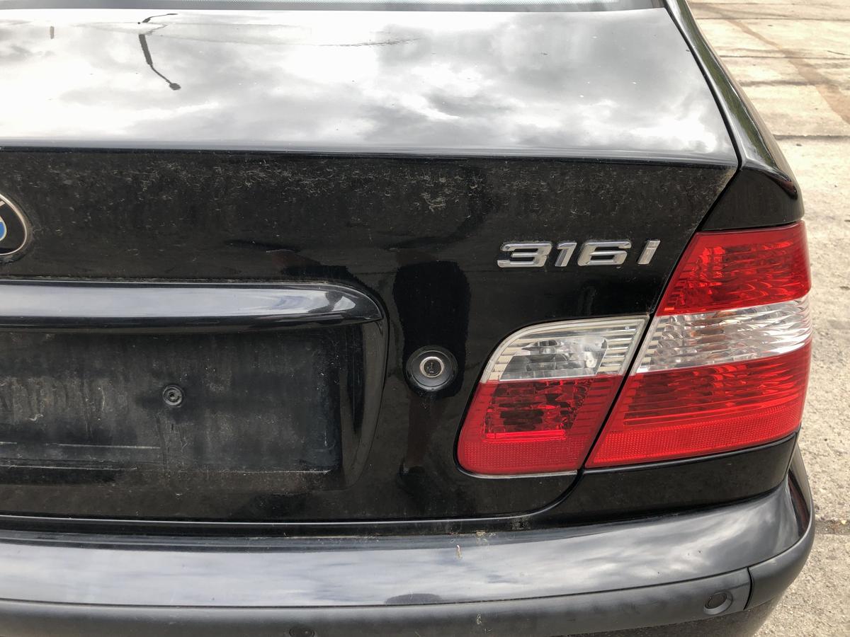BMW 3er E46 Facelift Heckklappe Heckdeckel Kofferklappe Limo 475/9 Black Saphir