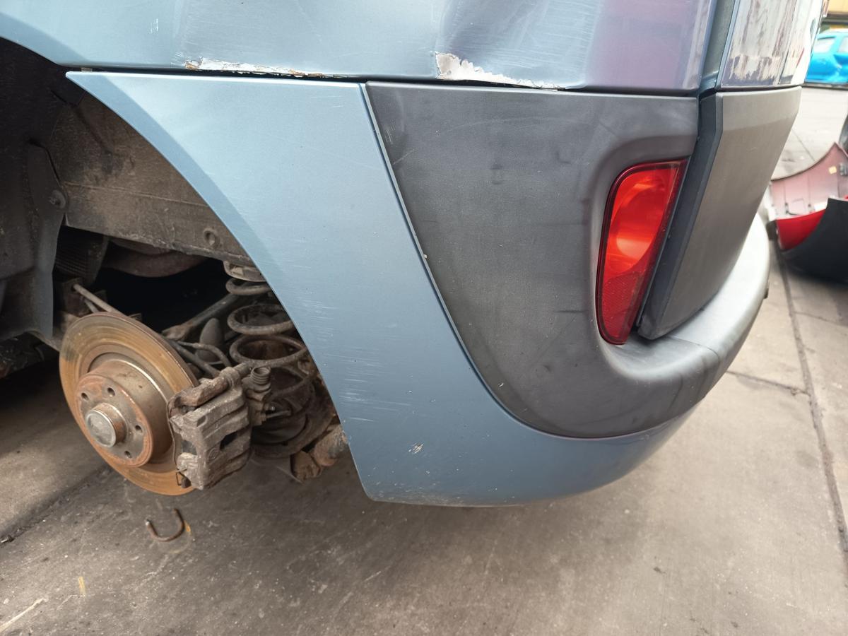 Renault Espace IV JK0/JK1 Bj 2003 original Stoßfänger hinten mit PDC Blue Ted47