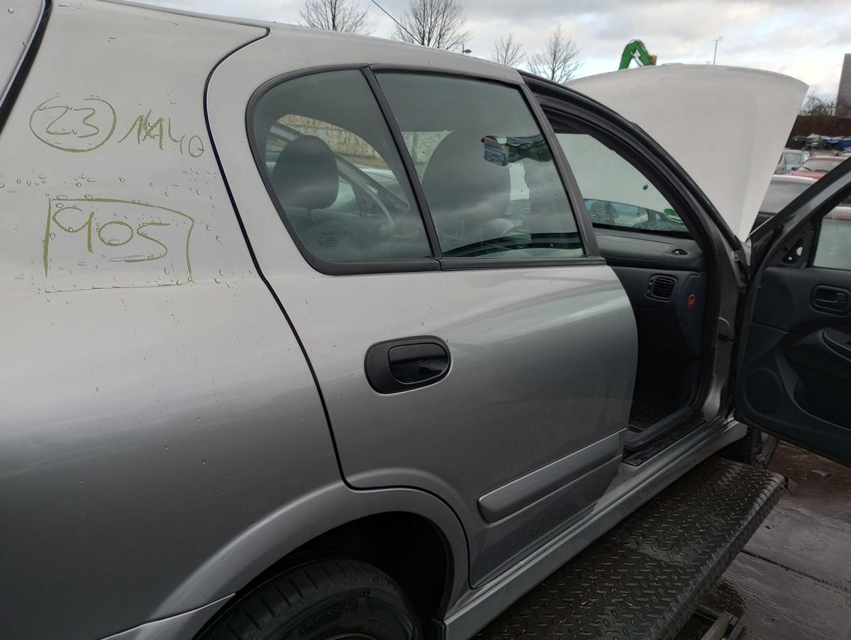 Nissan Almera II N16 5trg orig Tür hinten rechts Fond KY0 Quarzsilber met Bj02