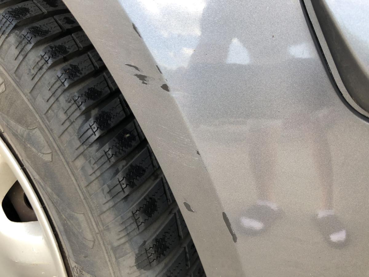 Opel Astra H Caravan Sto&szlig;f&auml;nger hinten Hecksch&uuml;rze Kombi 3KU Moonland Metallic