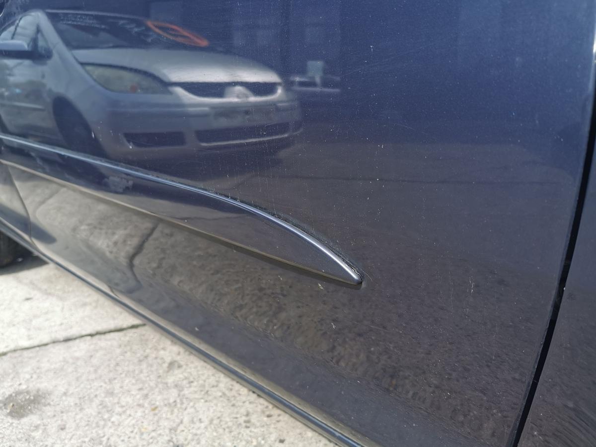 Opel Corsa D Beifahrertür Tür Autotür Rohbau vorn rechts 5 trg Z168 Metroblau Pe