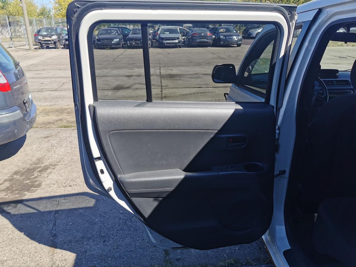 Daihatsu Materia M401 Tür Autotür Rohbautür Fondtür hinten links W09 White ROST