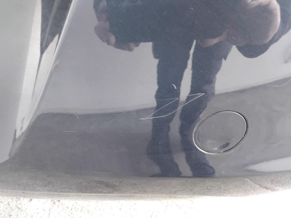 Opel Corsa D original Sto&szlig;stange Sto&szlig;f&auml;nger hinten 5-t&uuml;rig Ozeanblau Z22A BJ2014