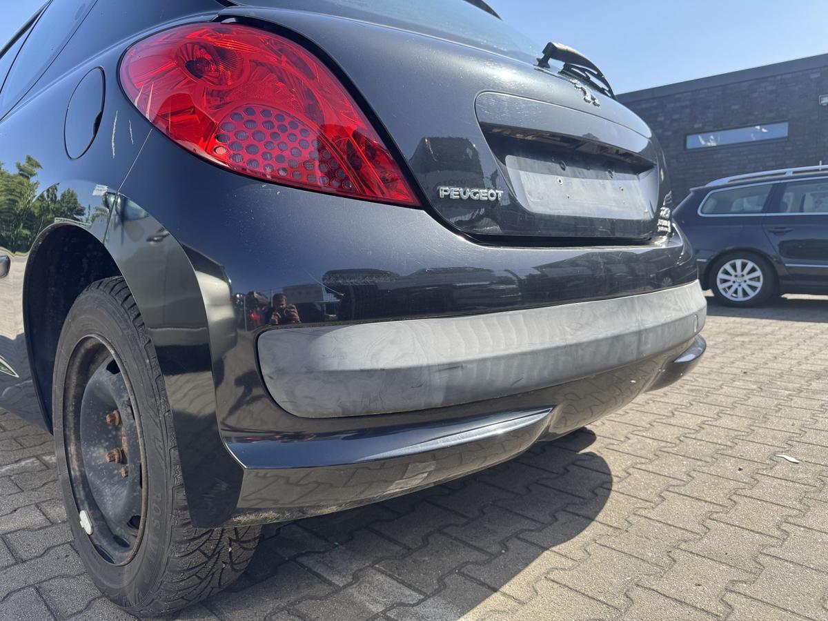 Peugeot 207 original Sto&szlig;stange Stossf&auml;nger hinten EXL-Obsidianschwarz Bj.2008