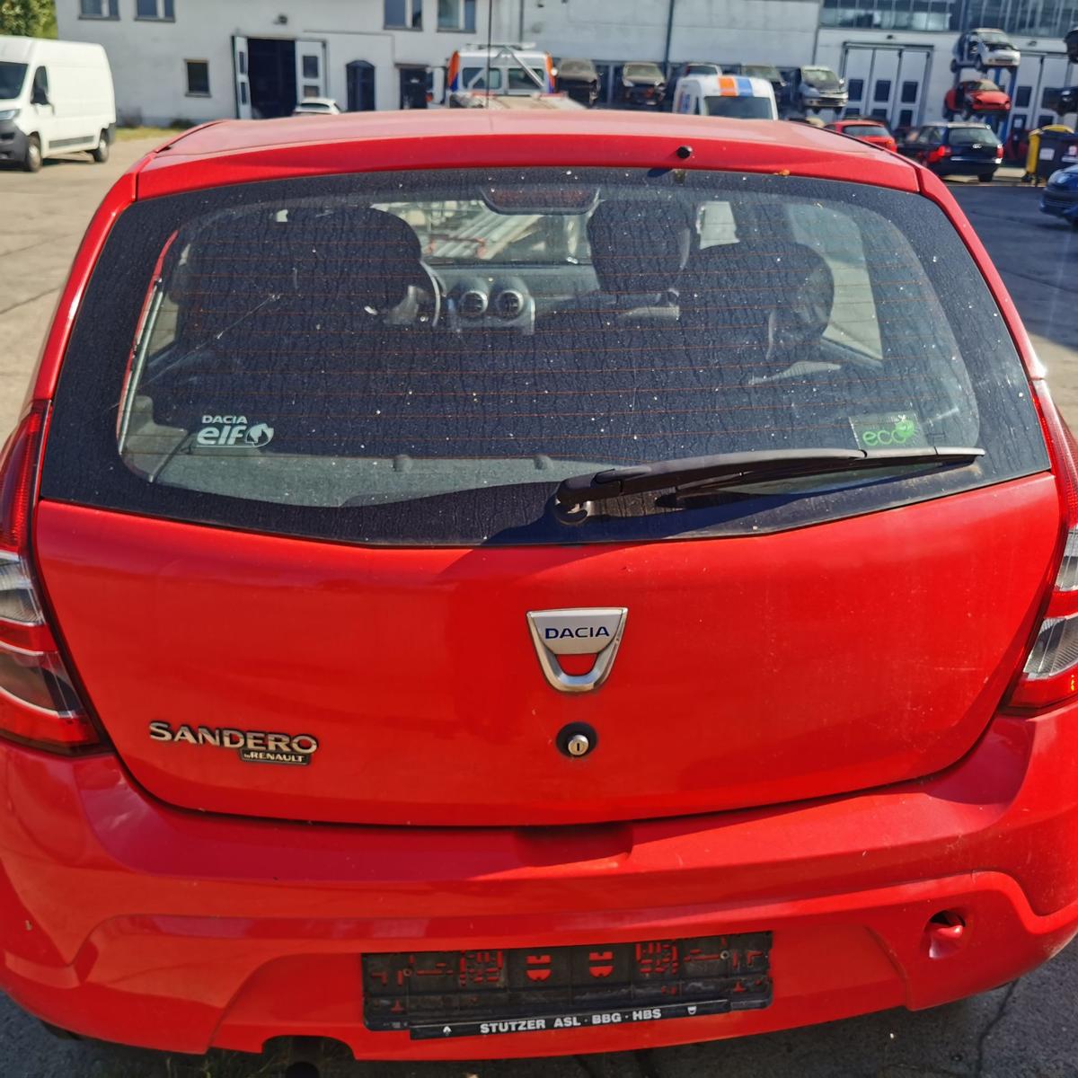 Dacia Sandero BS0 Heckklappe Klappe Deckel hinten Rohbau OV21D RED PASSION