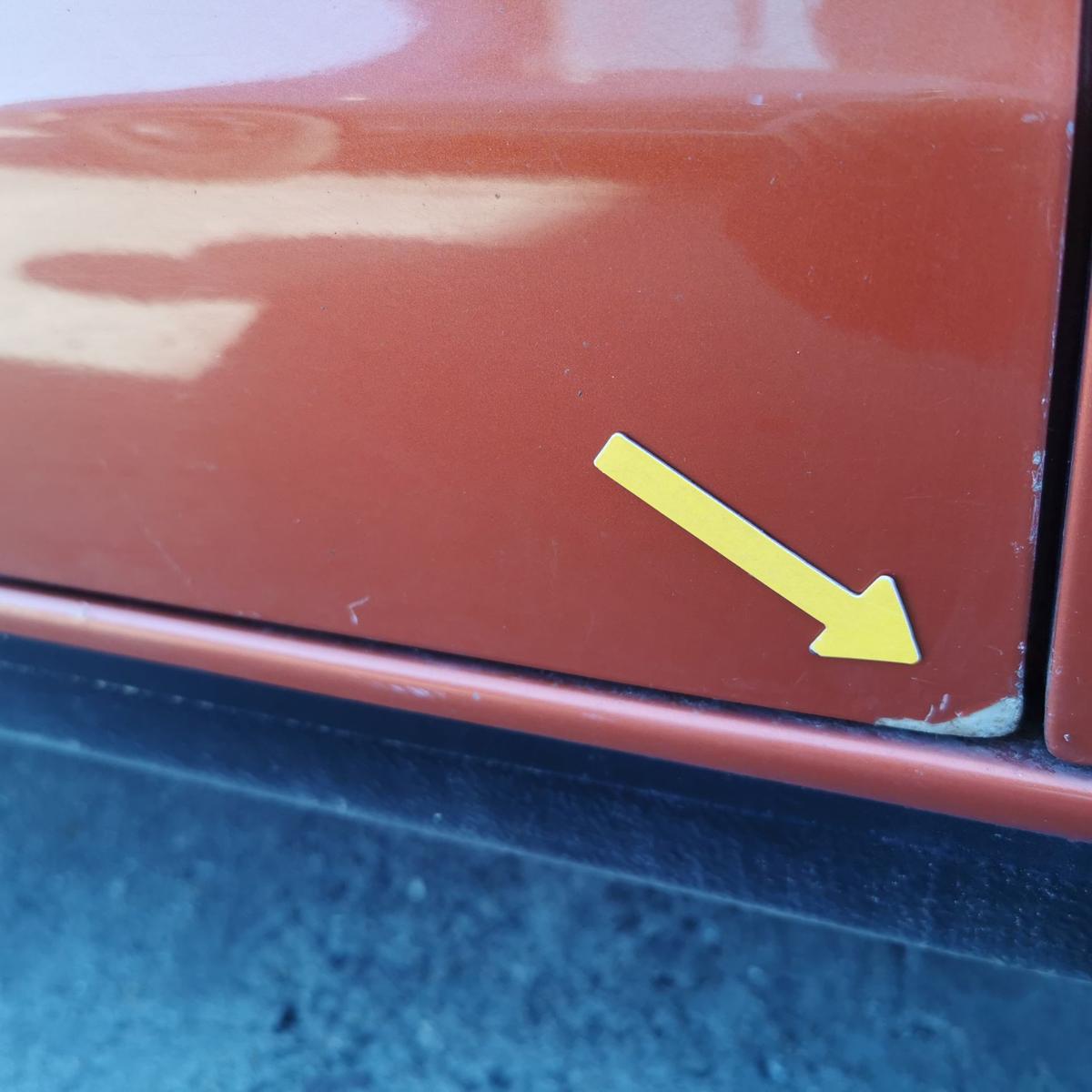 VW Polo 9N3 Fahrertür Tür Autotür vorn links Rohbau 5 Türer LA2W Copper Orange
