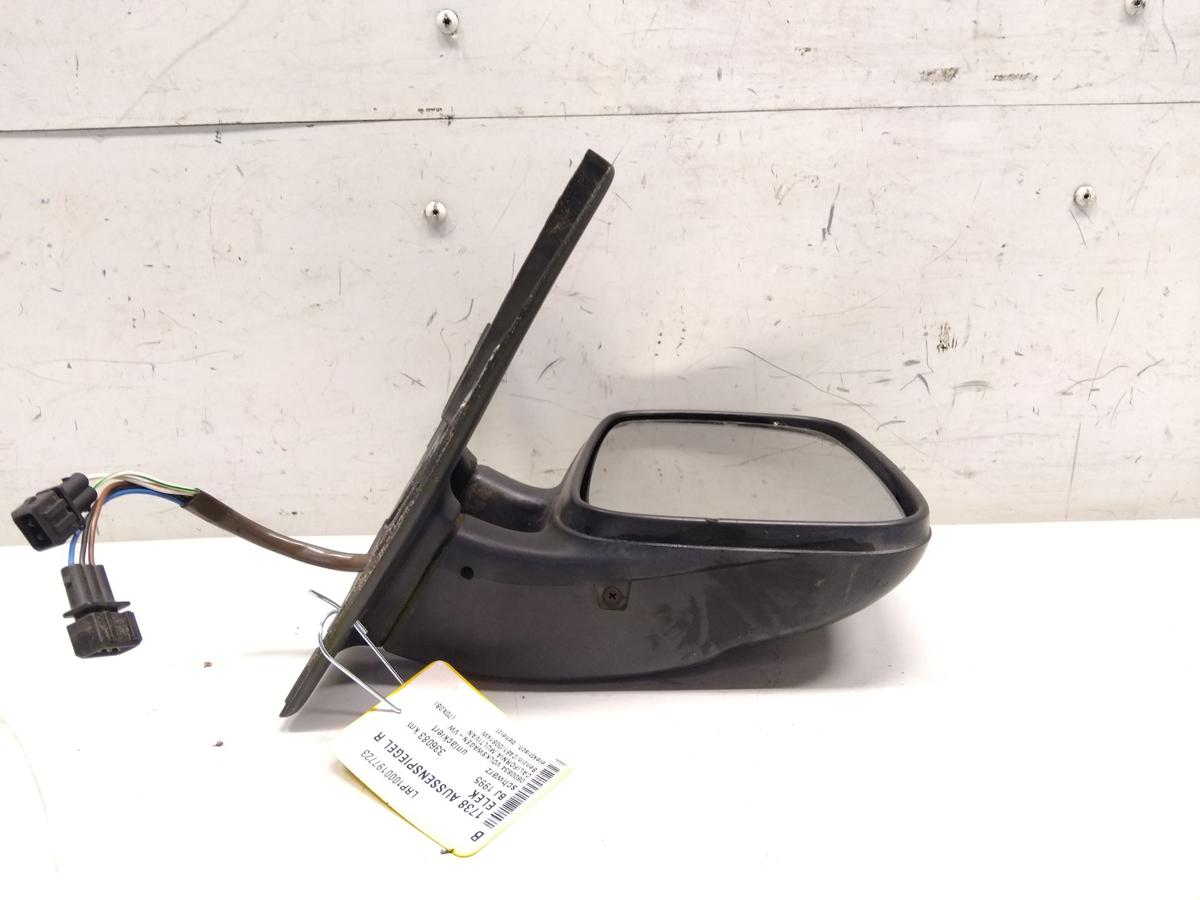 VW T4 original Au&szlig;enspiegel rechts schwarz unlackiert elektrisch beheizt BJ1995