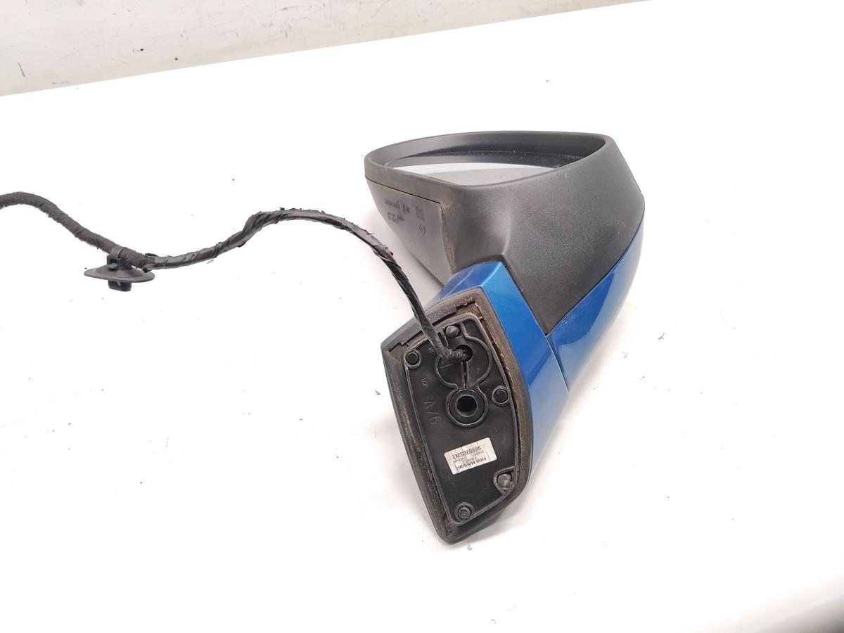 Peugeot 207 CC original Au&szlig;enspiegel links blaumetallic KMU blau neysha Bj.2009