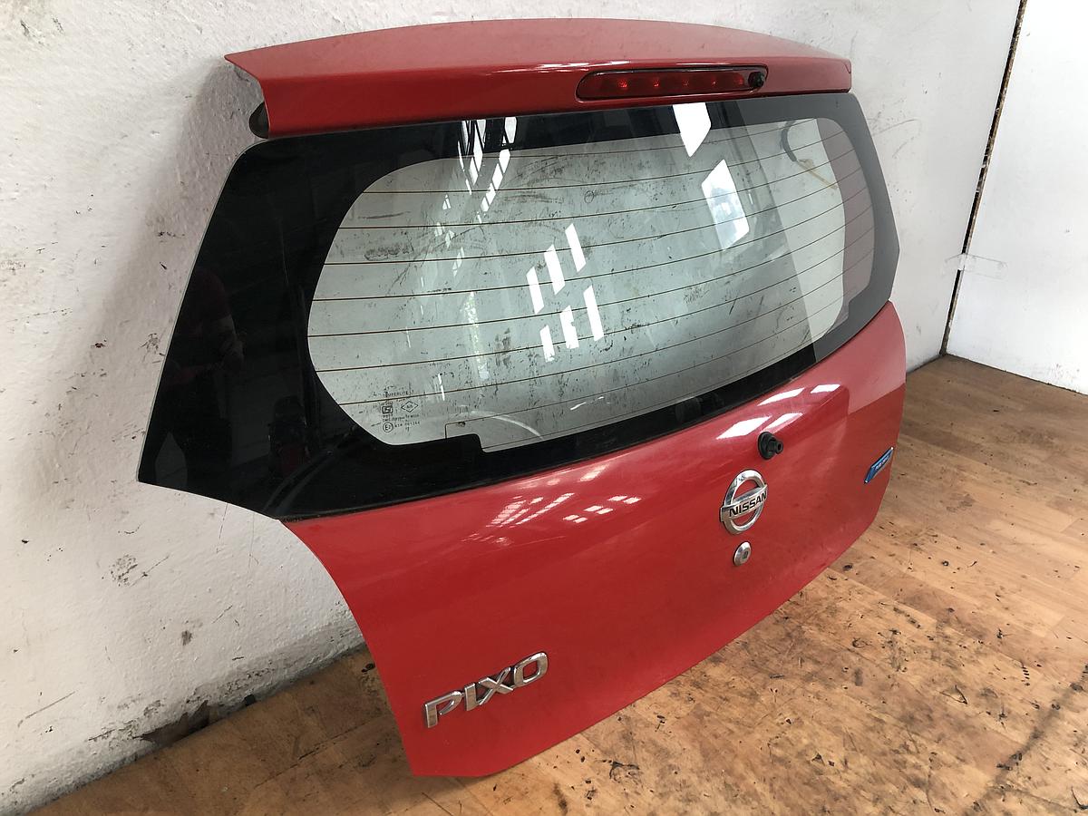 Nissan Pixo D31S Heckklappe Kofferraumklappe Deckel hinten Z9T Bright Red