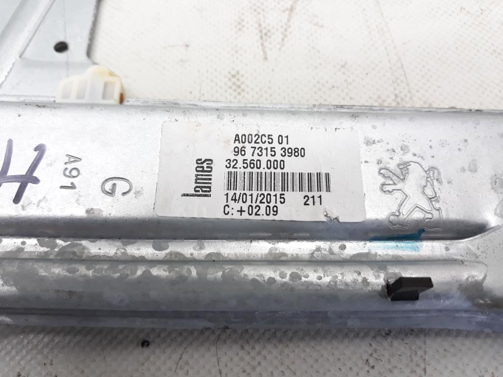 Peugeot 208 9673153980 Fensterheber Tür hinten links manuell Bj2015