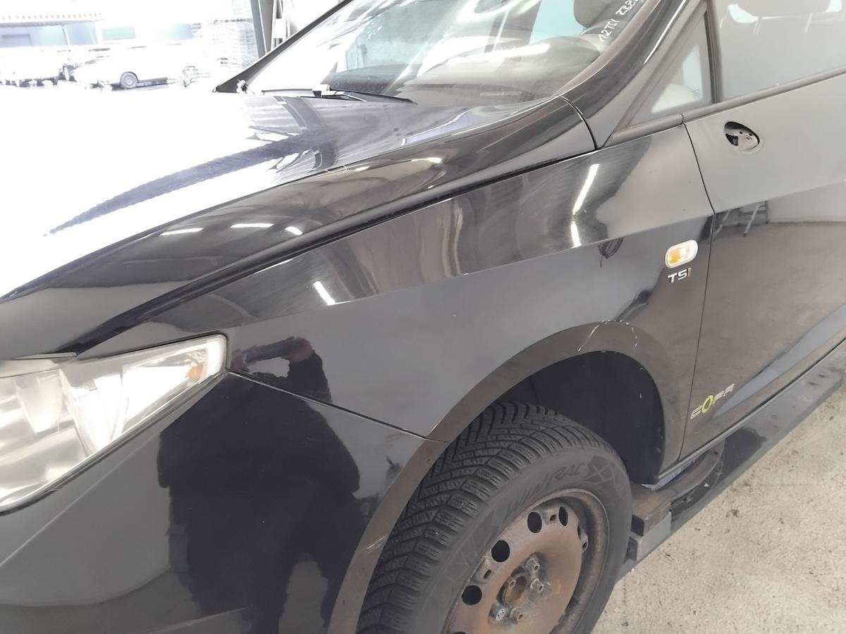 Seat Ibiza ST Kombi 6J original Kotfl&uuml;gel vorn links LZ9Y phantomschwarz BJ2012