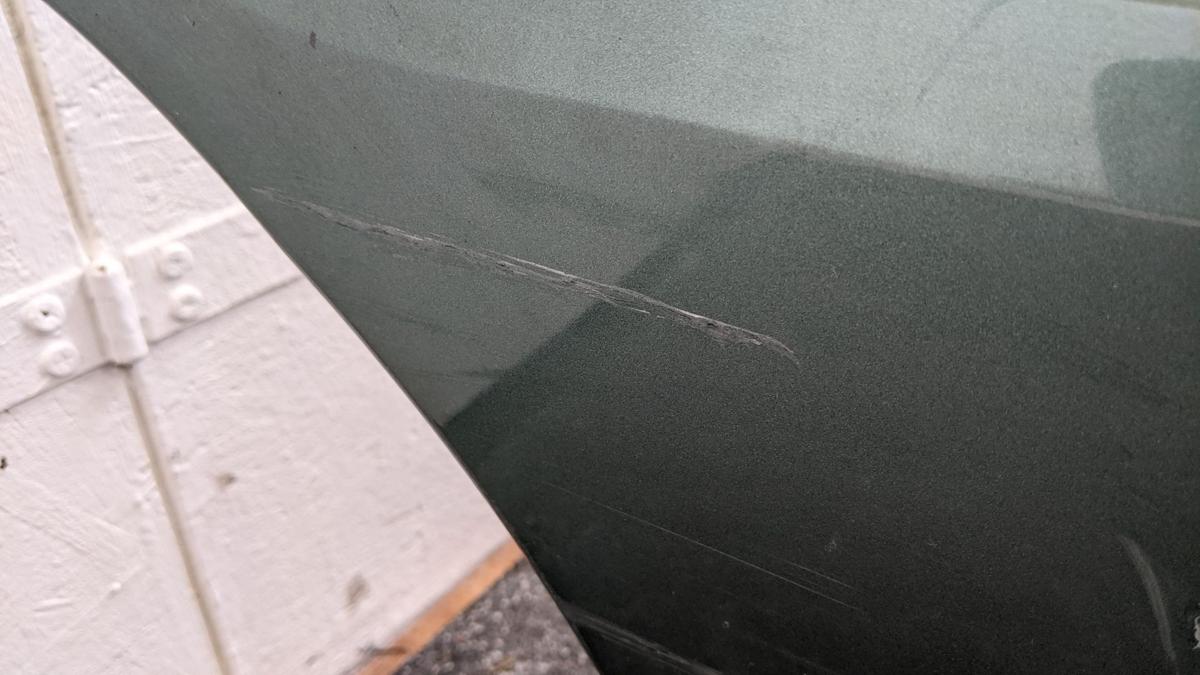 Sto&szlig;f&auml;nger hinten Hecksto&szlig;stange Limo TED97 Brazzy Green Renault Symbol Thalia