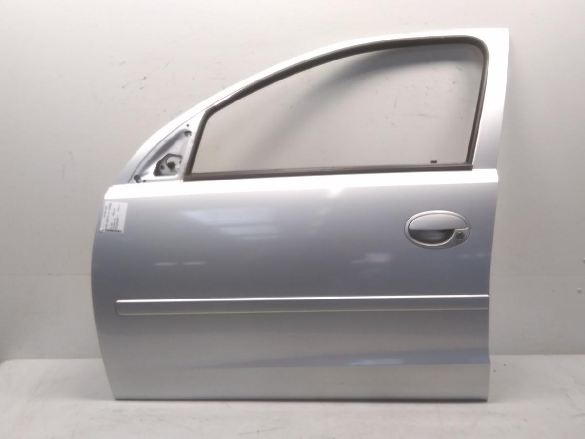 Opel Corsa C Tür vorn links Fahrertür 5-türig starsilber Z157 Bj.2005