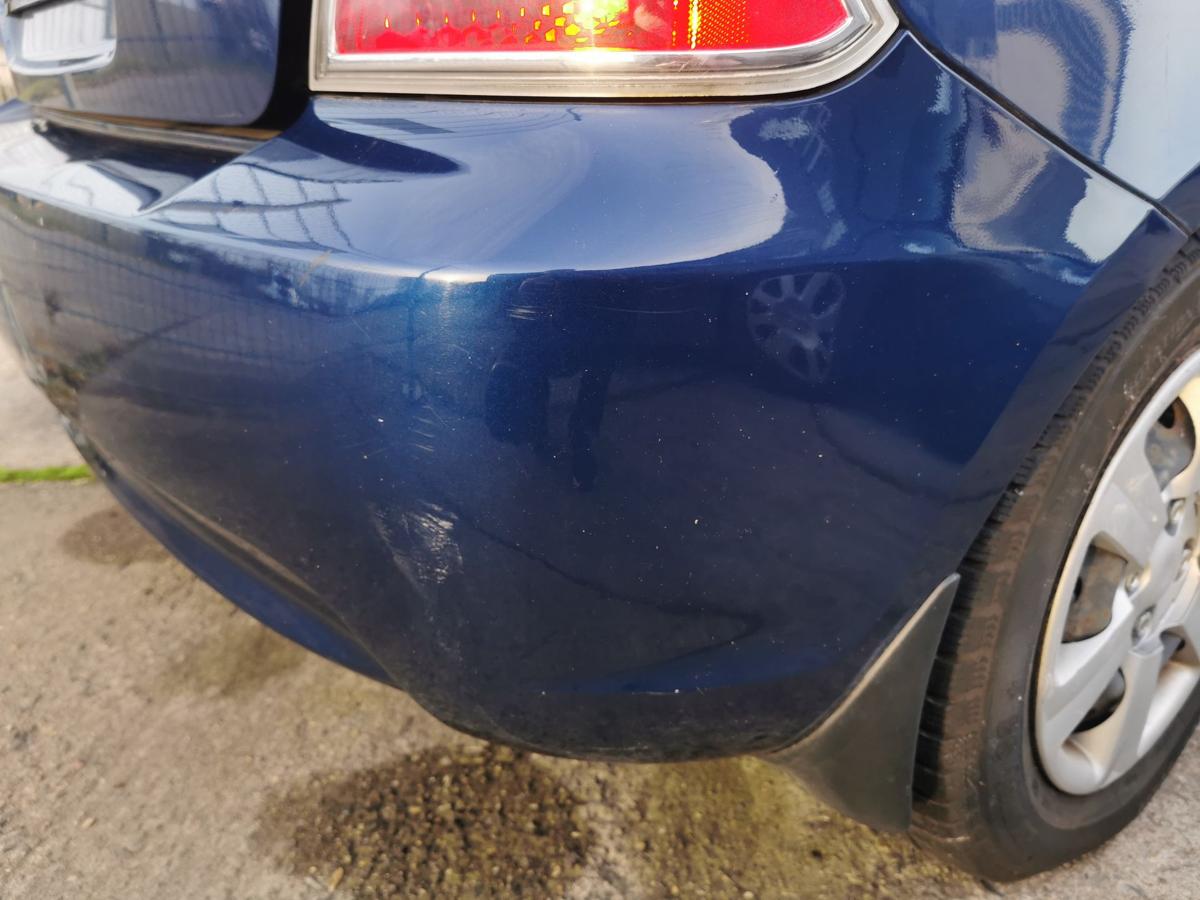 Hyundai Accent MC Stossf&auml;nger Stossstange Bumper hinten 3E Blue Onyx 3 T&uuml;rer