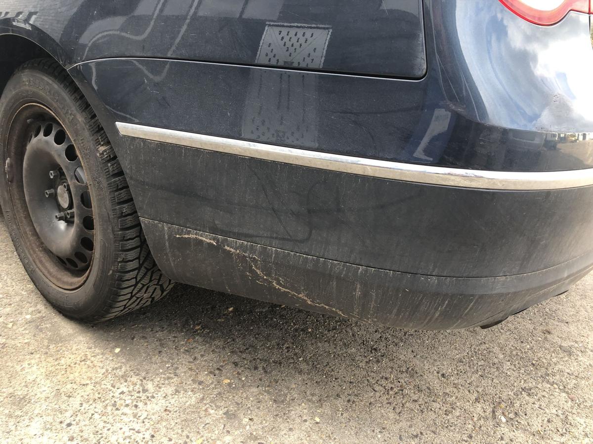 VW Passat 3C B6 Sto&szlig;f&auml;nger hinten Hecksch&uuml;rze Limousine LC5F Blue Graphit