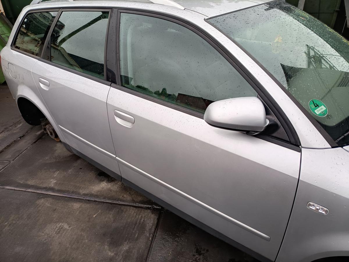 Audi A4 B6 original T&uuml;r vorne rechts LY7W Lichtsilber Metallic Baujahr 2002