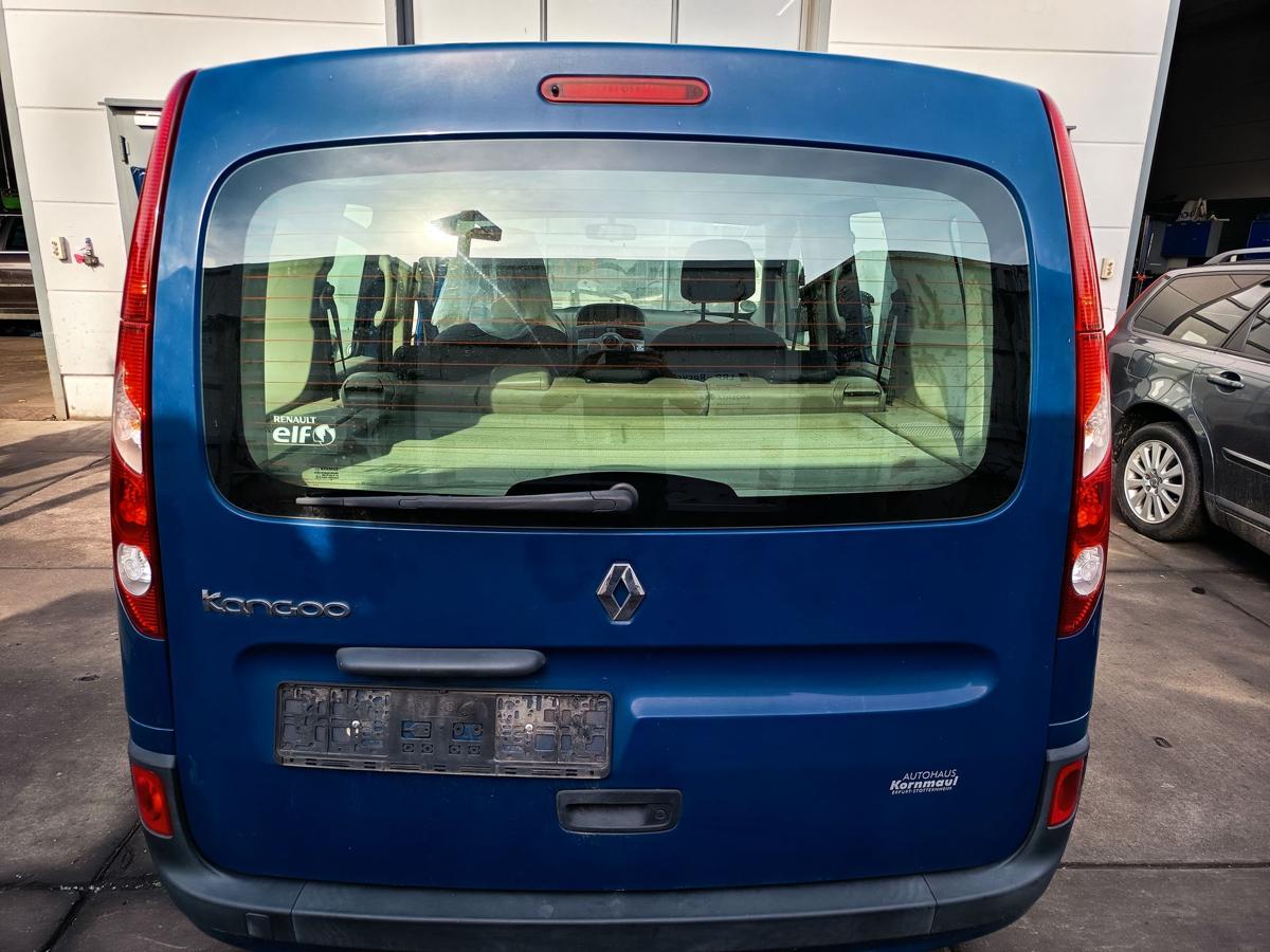 Renault Kangoo II original Heckklappe mit Scheibe KMOD Seladonblau Bj 2008