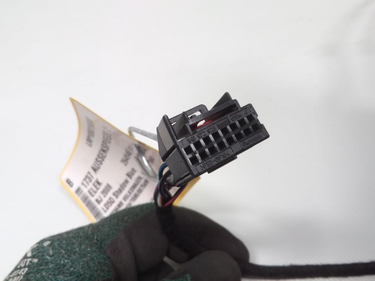 VW Golf 5 1K orig. Au&szlig;enspiegel links elektrisch beheizt BJ2008 LD5Q Shadow Blue