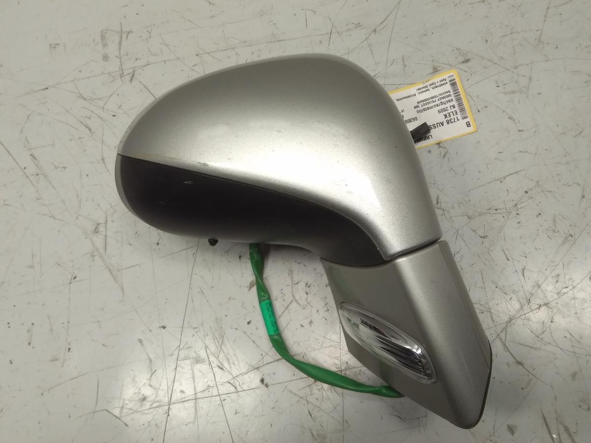 Peugeot 308 orig.Au&szlig;enspiegel rechts elektrisch&beheizt 6Pin+2Pin BJ2009 ETS aschgraumetallic