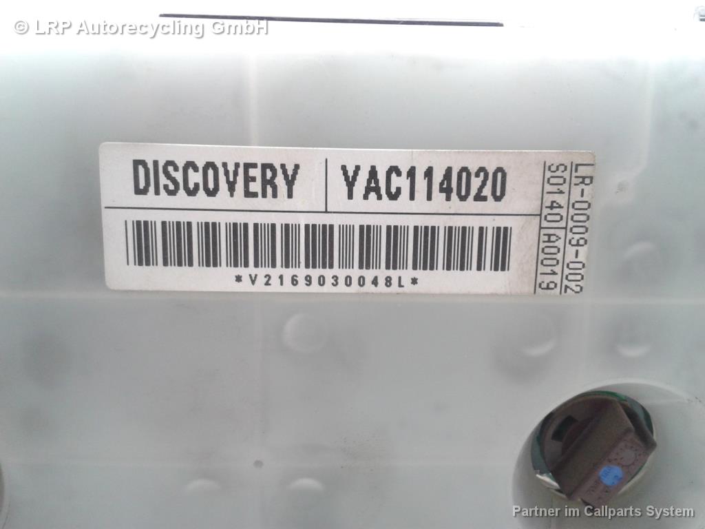 Land Rover Discovery TG BJ1999 Tacho Kombiinstrument YAC114020 LR0009002 S0140A0019